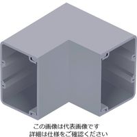 マサル工業 マサル エムケーダクト付属品 内マガリ 7号 グレー MDU171 1個 120-1946（直送品）