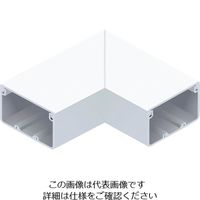 マサル工業 マサル エムケーダクト付属品 平面マガリ 7号150型 ホワイト MDM7152 1個 120-5041（直送品）