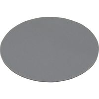 光 エラストマーゴム板 グレー 1mm×100丸 2p PEG3-41 1セット(10枚:2枚×5パック) 215-8997（直送品）