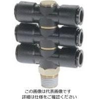 千代田通商 チヨダ フジトリプルバンジョー(樹脂) 12mm・R3/8 12R-03D3 1個 808-3260（直送品）