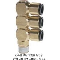 千代田通商 チヨダ フジトリプルバンジョー(金属) 6mm・R1/8 6-01S3 1個 808-3695（直送品）