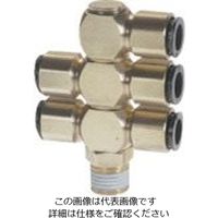 千代田通商 チヨダ フジトリプルバンジョー(金属) 10mm・R1/4 10-02S1D2 1個 808-3172（直送品）