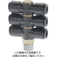 千代田通商 チヨダ フジトリプルバンジョー(樹脂) 10mm・R3/8 10R-03D3 1個 808-3108（直送品）
