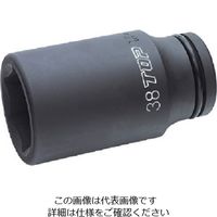トップ工業 TOP インパクト用ディープソケット 差込角19.0mm 対辺38mm PT-638L 1個 723-0583（直送品）