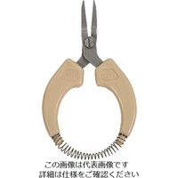 室本鉄工 メリー パームフラットノーズプライヤ（ギザなし）M19 M19-105 1丁 853-4848（直送品）