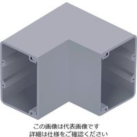 マサル工業 マサル エムケーダクト付属品 内マガリ 6号200型 グレー MDU6201 1個 120-5066（直送品）