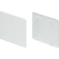 マサル工業 マサル ニュー・エフモール付属品 露出ボックス用カバー 2個用 ホワイト SFBC22 1個 121-7743（直送品）