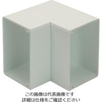 マサル工業 マサル エムケーダクト付属品 内マガリ 5号 ミルキーホワイト MDU153 1個 120-1894（直送品）