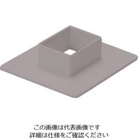 マサル工業 マサル エムケーダクト付属品 フランジ 3号40型 グレー MDF3401 1個 129-8621（直送品）