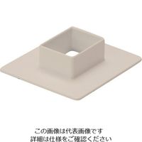 マサル工業 マサル エムケーダクト付属品 フランジ 4号 クリーム MDF45 1個 129-8614（直送品）