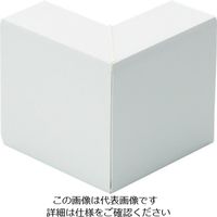 マサル工業 マサル エムケーダクト付属品 外マガリ 8号 ホワイト MDS182 1個 120-5117（直送品）
