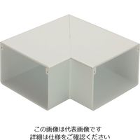 マサル工業 マサル エムケーダクト付属品 平面マガリ 5号70型 ミルキーホワイト MDM5703 1個 120-5109（直送品）