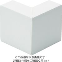 マサル工業 マサル エムケーダクト付属品 外マガリ 8号150型 ホワイト MDS8152 1個 120-0302（直送品）