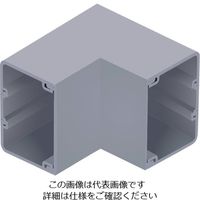 マサル工業 マサル エムケーダクト付属品 内マガリ 7号150型 グレー MDU7151 1個 120-1944（直送品）