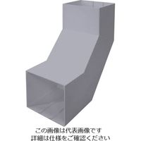 マサル工業 マサル エムケーダクト付属品 内大マガリ 8号 グレー MDLU81 1個 120-1890（直送品）