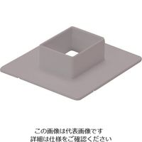 マサル工業 マサル エムケーダクト付属品 フランジ 3号 グレー MDF31 1個 129-8598（直送品）
