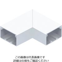 マサル工業 マサル エムケーダクト付属品 平面マガリ 7号200型 ホワイト MDM7202 1個 120-0301（直送品）