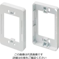 マサル工業 マサル ニュー・エフモール付属品 コンセント用引出フレーム 1個用