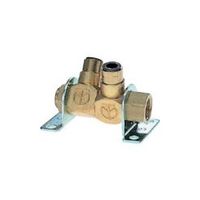 千代田通商 チヨダ エア分岐管 フリージョイント4 2WAY 適用チューブ10mm ネジサイズRc1/2 2MM4-10 1個（直送品）