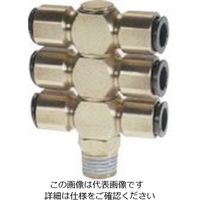 千代田通商 チヨダ フジトリプルバンジョー(金属) 8mm・R1/4 8-02D3 1個 808-3855（直送品）