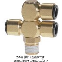 千代田通商 チヨダ フジダブルバンジョー(金属) 6mm・R1/4 6-02S1D1 1個 808-3710（直送品）