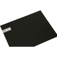 光 エンビ板 黒 0.5×450×600mm EB455-7 1枚 820-0863（直送品）