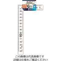 シンワ測定 シンワ 曲尺平ぴた ホワイト 15cm/5寸 併用目盛 11177 1本 147-7607（直送品）