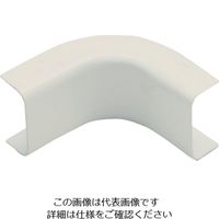 マサル工業 マサル メタルモール付属品 インターナルエルボ 後付け型 B型 ミルキーホワイト B20413 1個 120-9823（直送品）