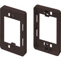 マサル工業 マサル ニュー・エフモール付属品 コンセント用引出フレーム 1個用 チョコ SFBK19 1個 121-4609（直送品）