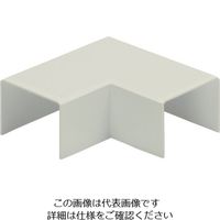 マサル工業 マサル エムケーダクト付属品 平面マガリ 後付け型 1号 ミルキーホワイト MDMC113 1個 120-1899（直送品）