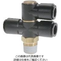 千代田通商 チヨダ フジダブルバンジョー(樹脂) 8mm・R1/4 8R-02S1D1 1個 808-3938（直送品）