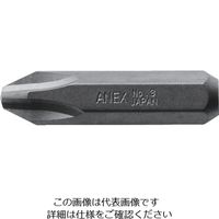 アネックスツール アネックス インパクトドライバー用ビット10本組+3×36 対辺8mm六角軸 AK-21-3-36 1パック(10本)（直送品）