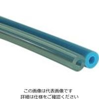 千代田通商 チヨダ ポリウレタンチューブ マルチストレートチューブ 外径6mm/20m巻 透明、青 2-MP-6S 20M 1巻（直送品）