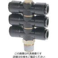 千代田通商 チヨダ フジトリプルバンジョー(樹脂) 8mm・R1/8 8R-01D3 1個 808-3921（直送品）