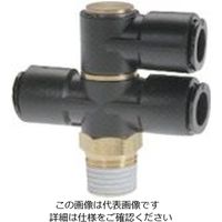 千代田通商 チヨダ フジダブルバンジョー(樹脂) 6mm・R1/8 6R-01S1D1 1個 808-3781（直送品）