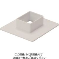 マサル工業 マサル エムケーダクト付属品 フランジ 5号 ホワイト MDF52 1個 129-8661（直送品）