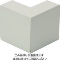 マサル工業 マサル エムケーダクト付属品 外マガリ 8号 ミルキーホワイト MDS183 1個 120-1877（直送品）