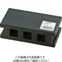 光 ラバーブロック 大 40×65×125mm 黒 GSM461 1個 225-2274（直送品）