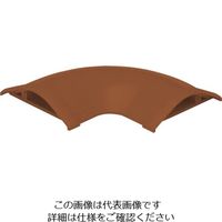 マサル工業 マサル ガードマン2R型付属品 平面マガリ 6号 ブラウン GAM66 1個 121-7771（直送品）