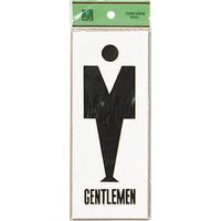 光 サインプレート GENTLEMEN UP280A-1 1セット(5枚) 225-5469（直送品）