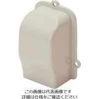 マサル工業 マサル エムケーダクト付属品 引込カバー 2号 ミルキーホワイト MDHC23 1個 129-5471（直送品）