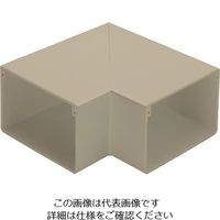 マサル工業 マサル エムケーダクト付属品 平面マガリ 130×60型 ライトベージュ MDM1367 1個 130-1766（直送品）