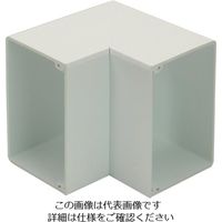 マサル工業 マサル エムケーダクト付属品 内マガリ 130×60型 ミルキーホワイト MDU1363 1個 120-0365（直送品）