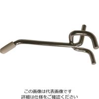 光 パンチングボード用フックT 小 バラ キャップ白(1P20入) BTF-710 1パック(20個) 215-4278（直送品）