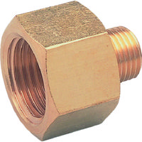 アソー ASOH 異径内外ソケット PT1/8外XPT3/8内(RoHS) NF-1013R 1個 195-3906（直送品）