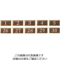 光 テーブルナンバー オーク BJ24-29 1枚 112-9586（直送品）