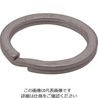 ニッサチェイン 平キーリング25mmA ホワイト NO.132 1セット(5個) 127-0895（直送品）