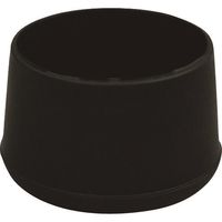 光 イス脚キャップバラ 黒丸 48mm B-BE-0-482 1セット(50個) 216-2152（直送品）