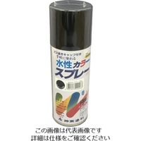 シントーファミリー シントー 水性カラースプレー ツヤ消ブラック 300ML 2906-0.3 1セット(12缶) 851-1889（直送品）