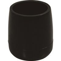 光 イス脚キャップバラパイプ用 黒丸24mm B-BE-8-242 1セット(200個) 215-9001（直送品）